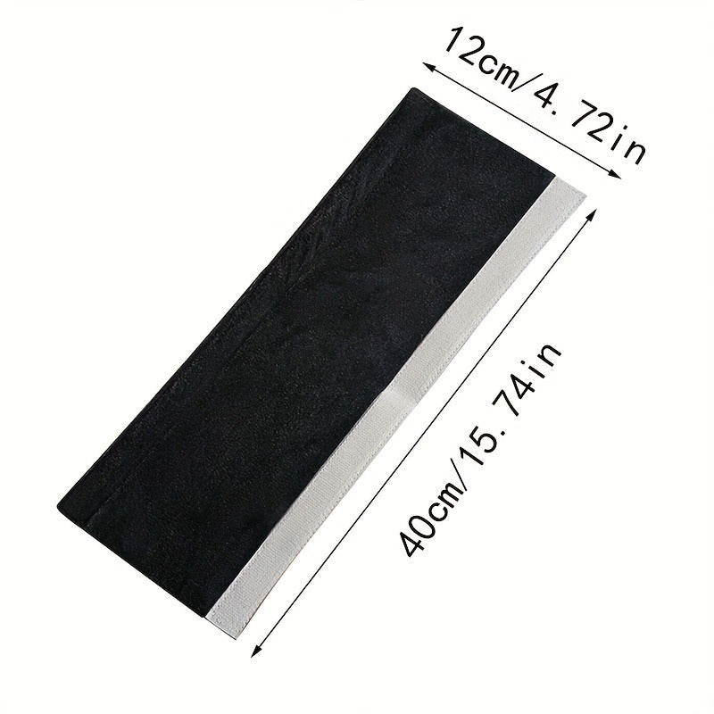 2-Pack Non-Slip Refrigerator Handle Covers Polyester Fiber Gray Red