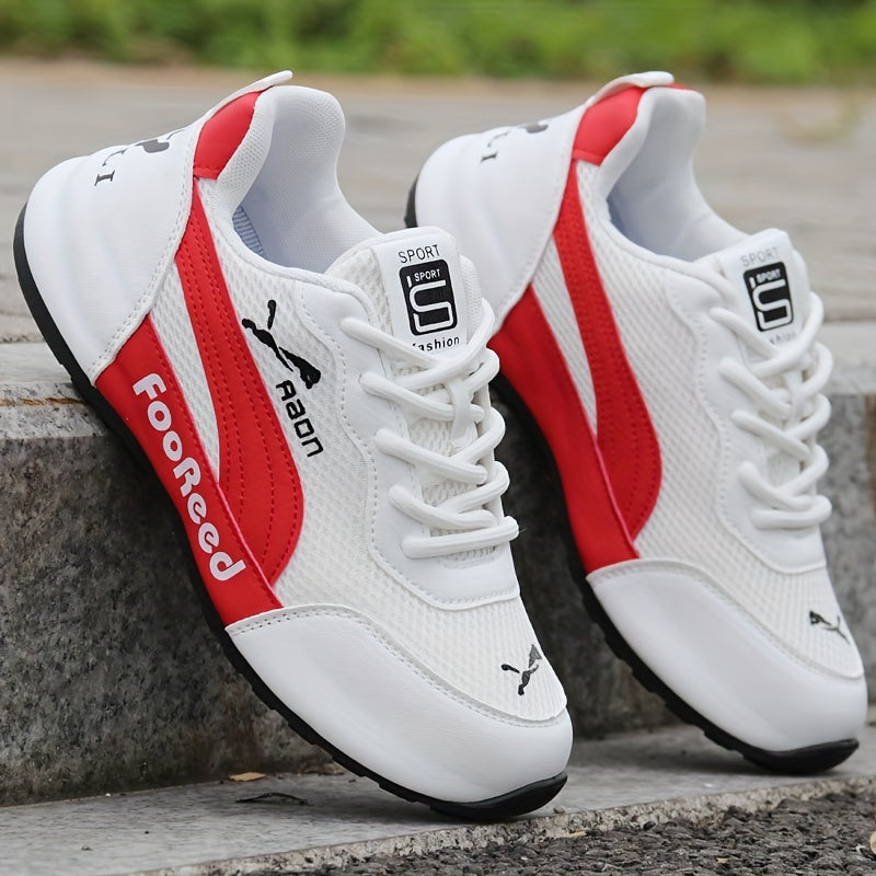 Unisex Breathable Mesh Athletic Sneakers with Anti-Slip Rubber Soles