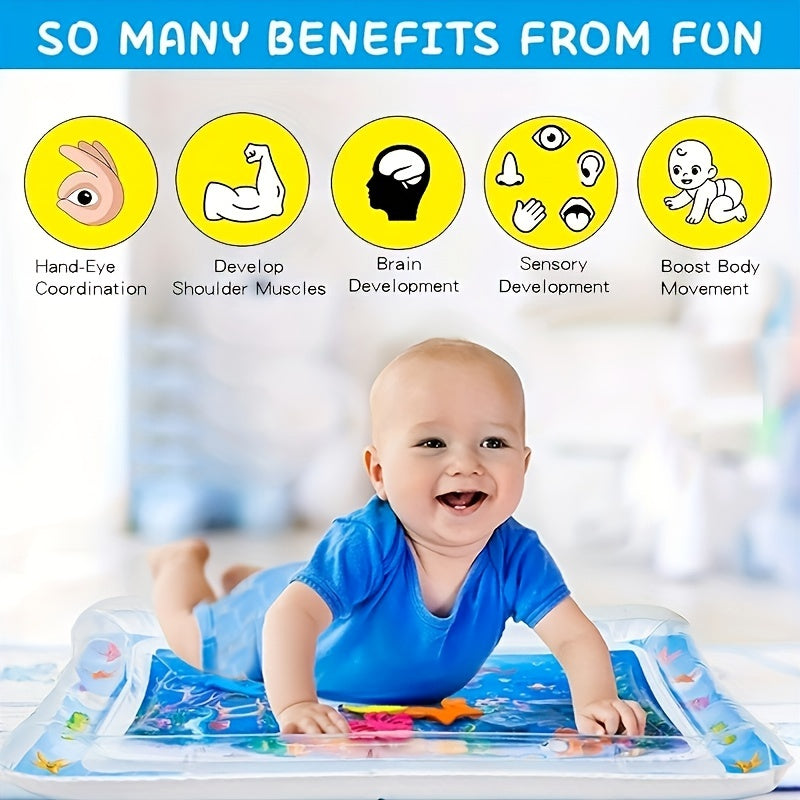 Inflatable Water Mat for Toddlers Kids Play Center Development and Entertainment