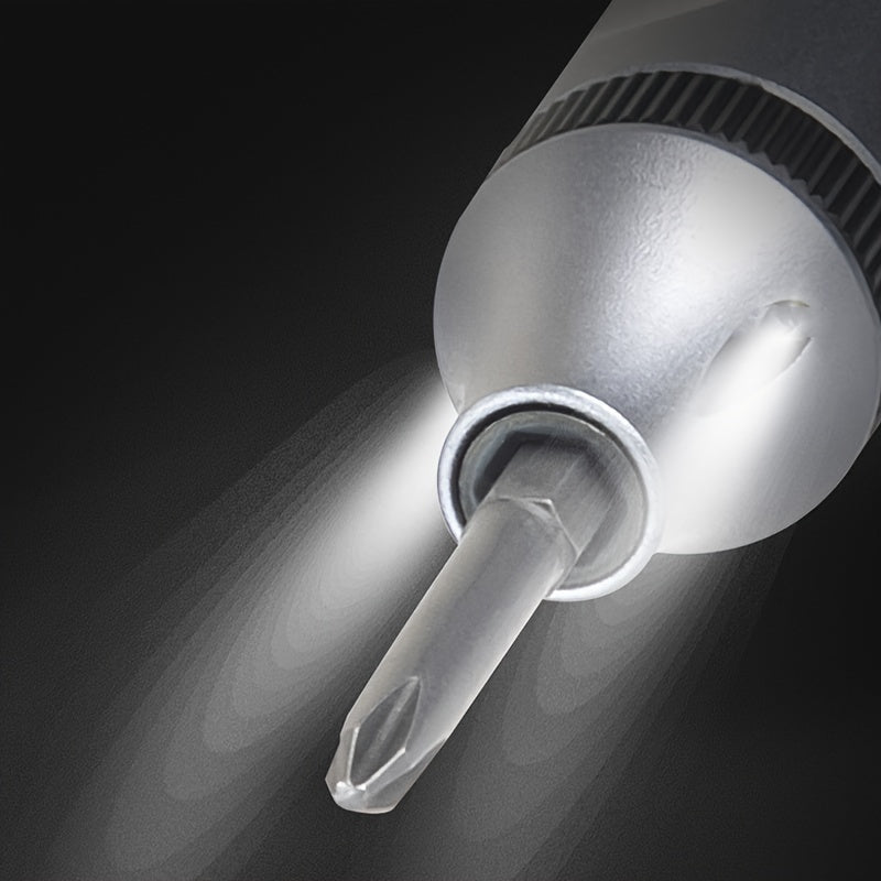 Electric Screwdriver Set with 50 Interchangeable Bits Rechargeable High Torque Quiet Durable