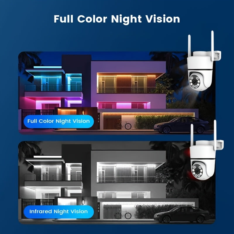 Wireless Security Camera System 1080p HD WiFi Night Vision Two-Way Audio for Home Monitoring