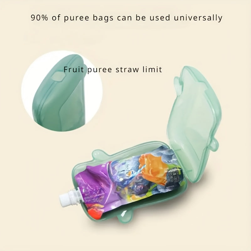 1/2 dona Bolalar uchun Meva Oziqlantiruvchi Sumkalar, Meva va Sabzavot Sharbati Purkagich Sumkalari, Qo'lga Oson Gel va Meva Püresi Sumkalari.