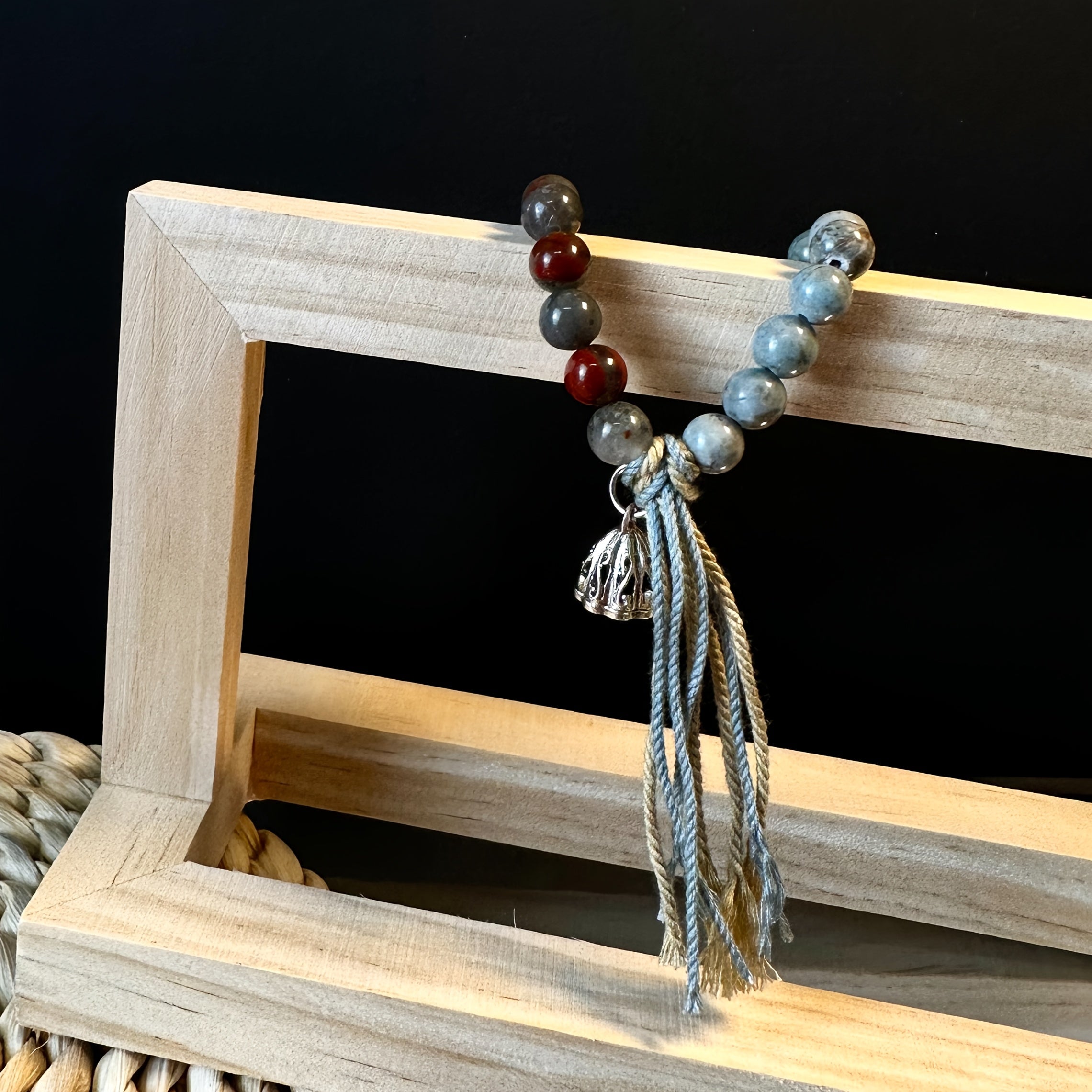 Ayollar uchun beaded taqinchoq tabiiy elementlar, emotsional muvozanat, omad, sovg‘a, zargarlik