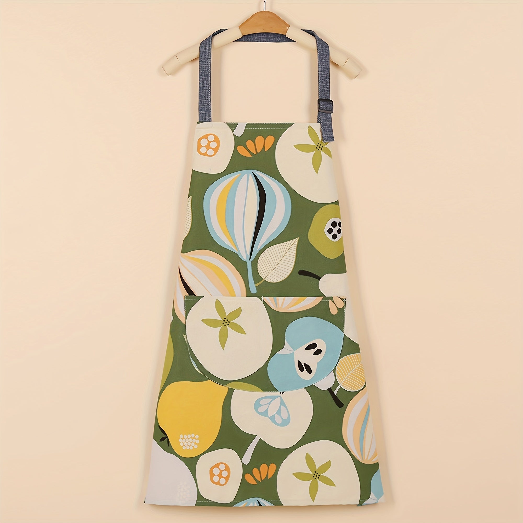 Adjustable Waterproof Apron with Large Pocket for Cooking and Baking Unisex