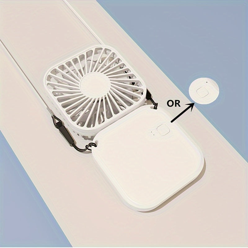 Portable Fan with Adjustable Speeds USB Rechargeable for Travel and Outdoor Activities