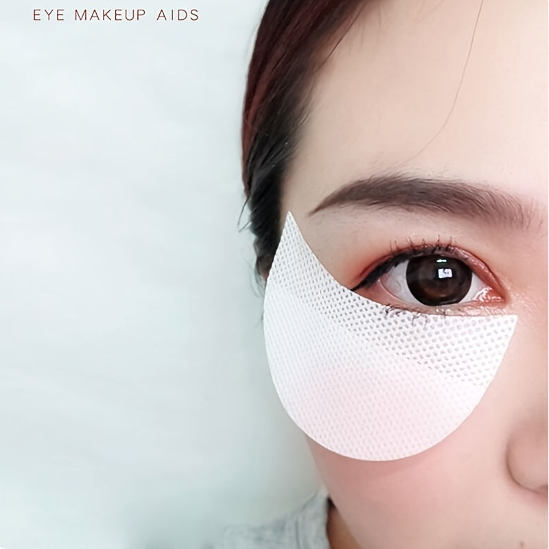 10/100 шт. одноразовых защитных щитков для глаз для наращивания ресниц, полукруглые маскирующие подушечки