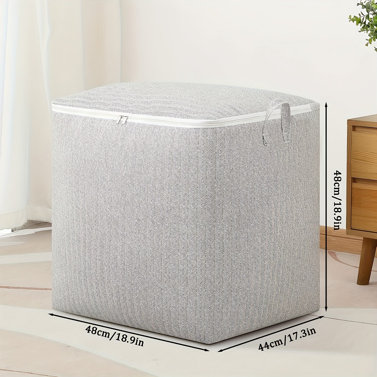 Large Capacity Storage Bin Non-Woven Fabric for Clothes Toys and Home Organization