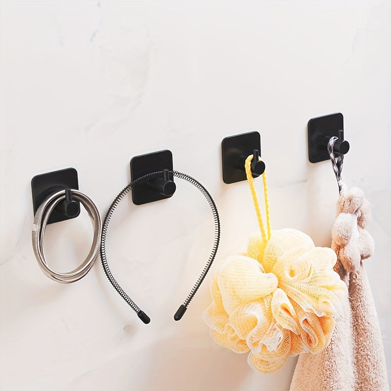 Самоклеящиеся крючки для кухни, ванной, хранения, балкона, общежития и хозяйственных нужд. Легко устанавливаются без сверления, не оставляя следов.