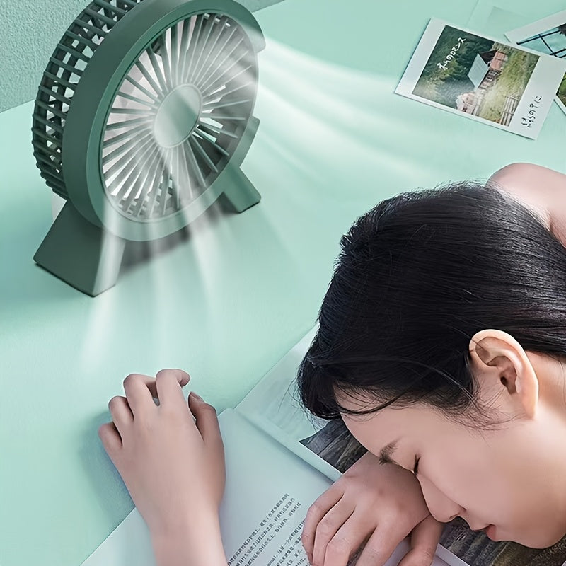Mini USB Desktop Fan Portable Table Fan for Home and Office Cooling