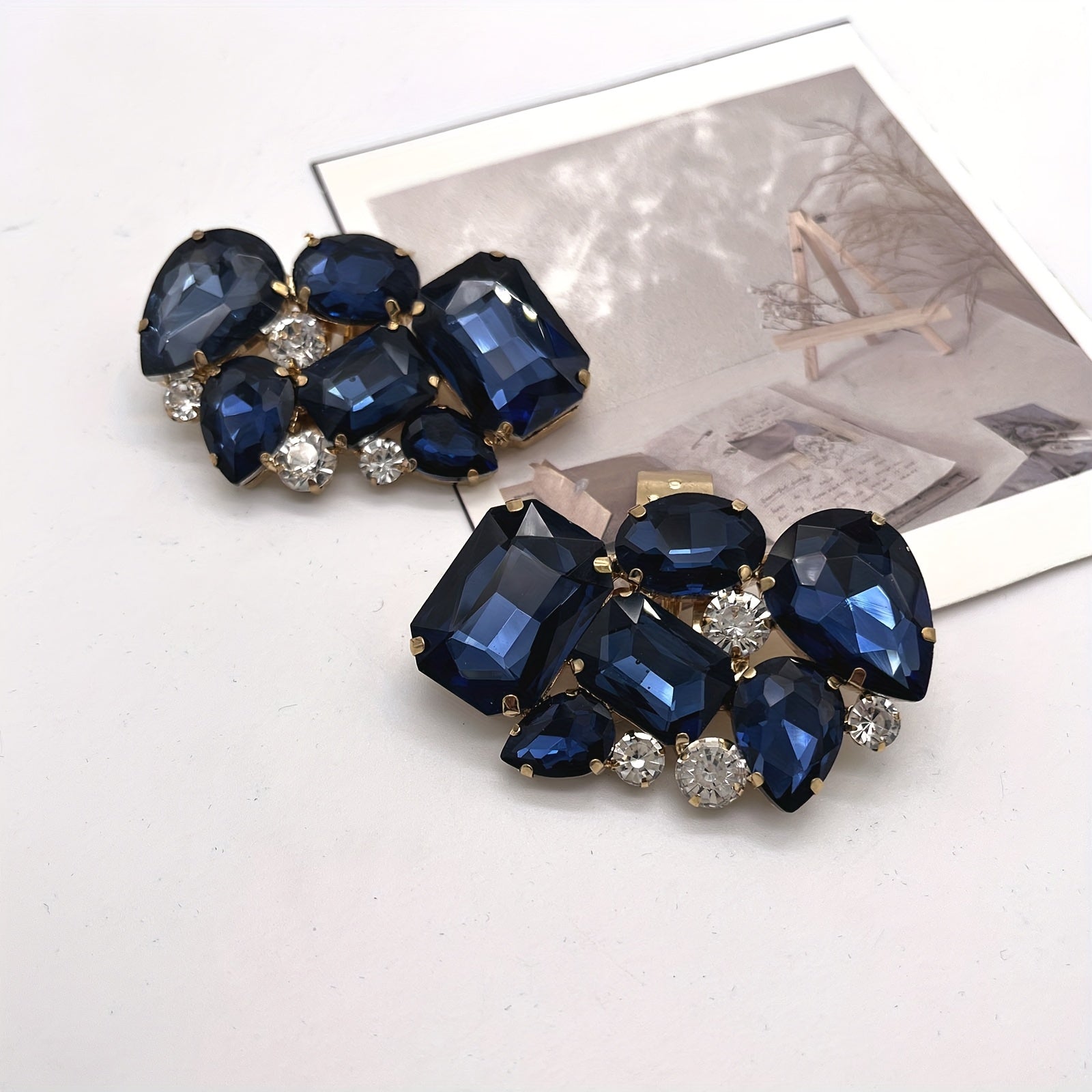 Women's Shoe Flower Jewelry Detachable Clip On Multi-Color Blossom for Heels Sandals