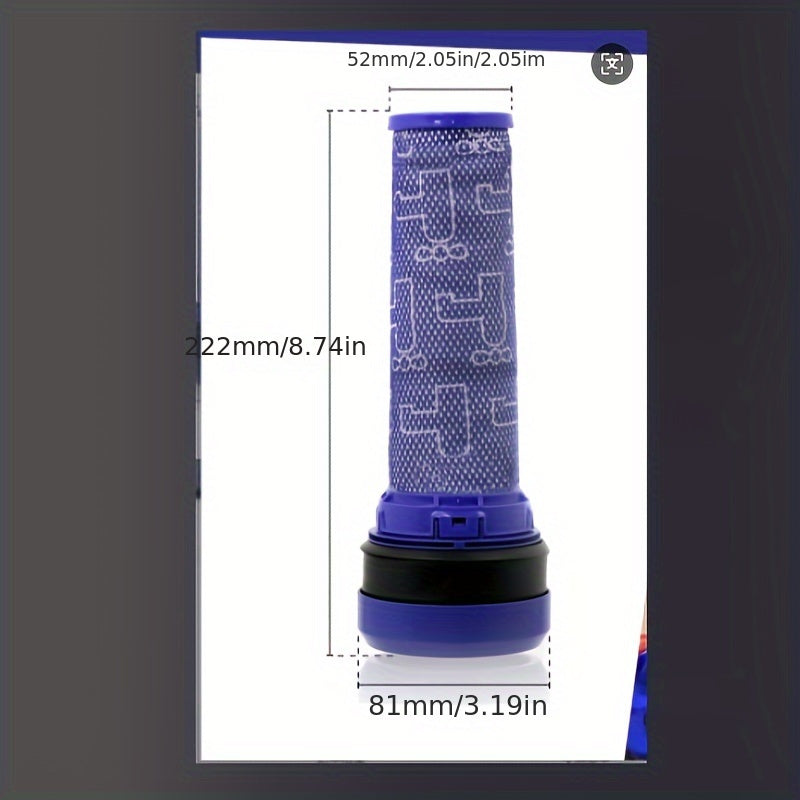 DC28, DC28C, DC37, DC39, DC39I, DC53 modellari uchun mos keladigan to'g'ri vakuum filtrlar, mustahkam plastik materialdan tayyorlangan - batareya talab qilinmaydi.