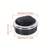 Universal Round Air Vent for RV Bus Coach Flexible Directional No Battery