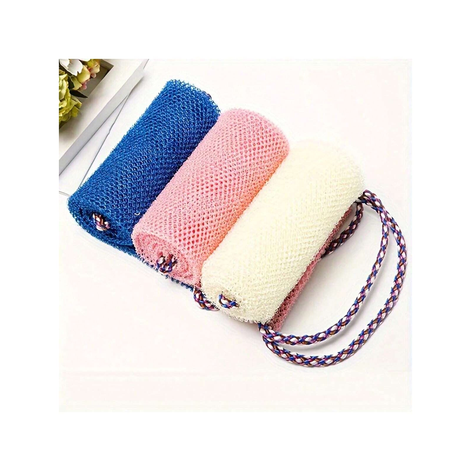 African Nylon Exfoliating Bath Towel for Dead Skin Removal Quick-Dry Lightweight Travel Bathroom