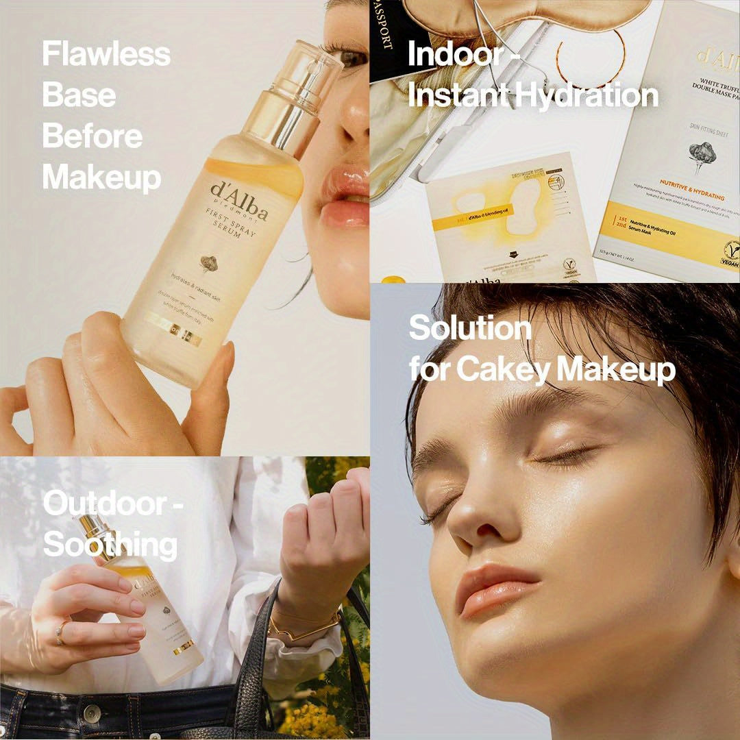 Hydrating Facial Mist for All Skin Types Vegan Lightweight Non-Comedogenic