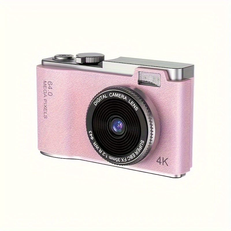 Cámara digital compacta 1080p Sensor CCD Visor de 1.07x Batería recargable de polímero de litio