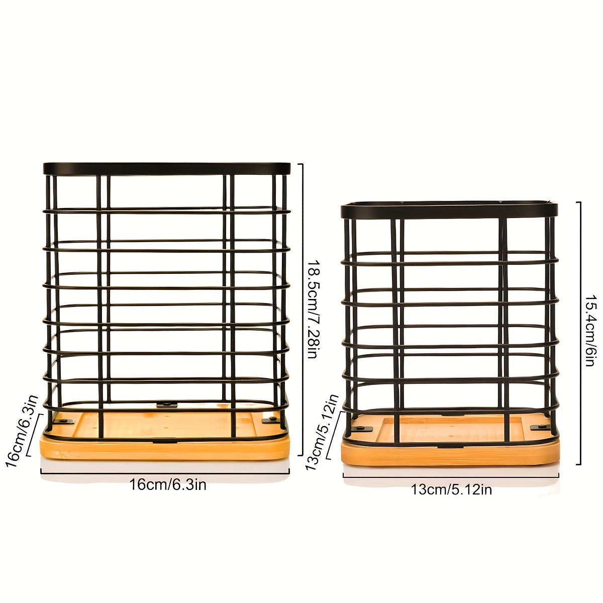 Multifunctional Vertical Kitchen Rack with Cutlery Holder and Organizer