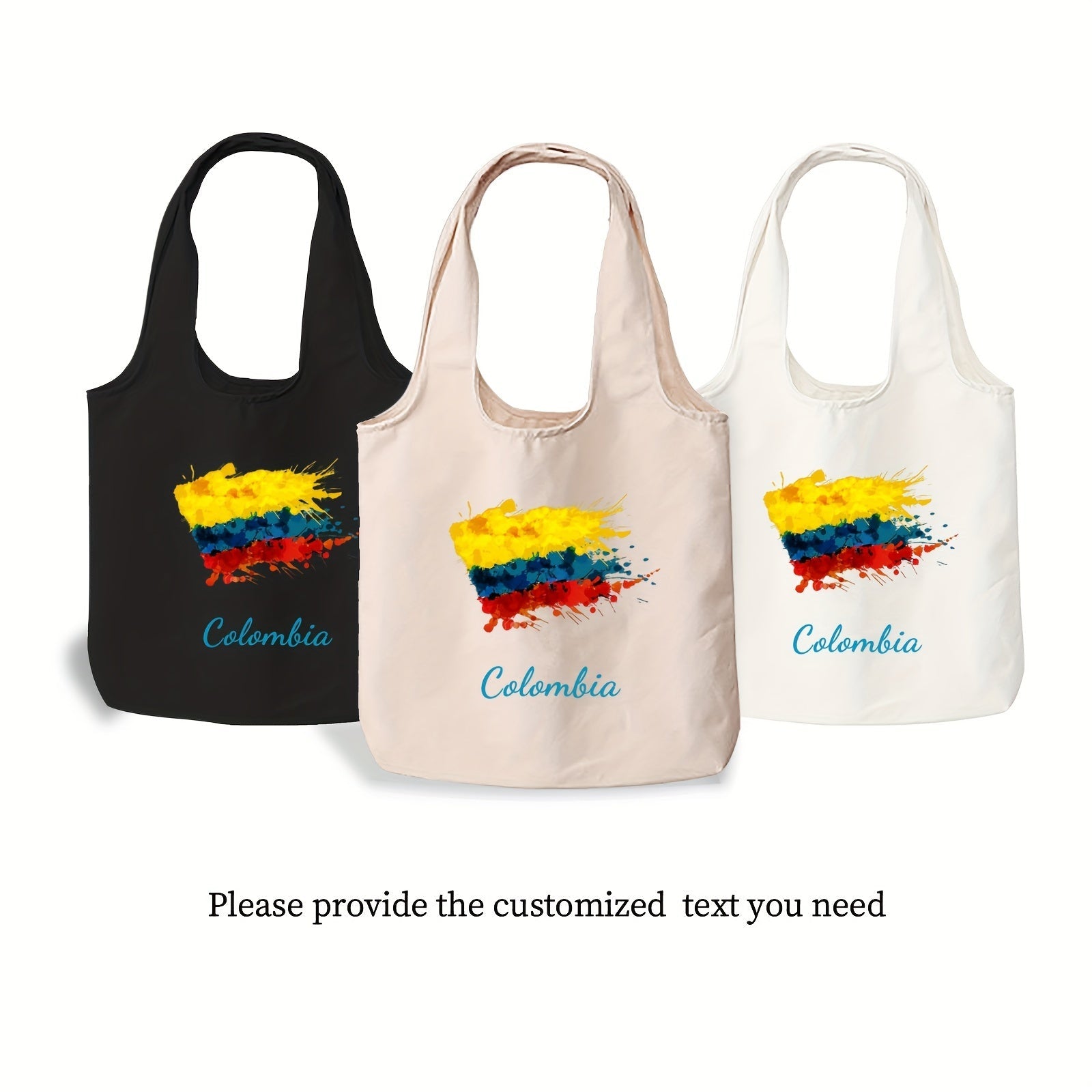 Canvas Hand Carry Bag with Personalized Double-Sided Printing for Daily Use