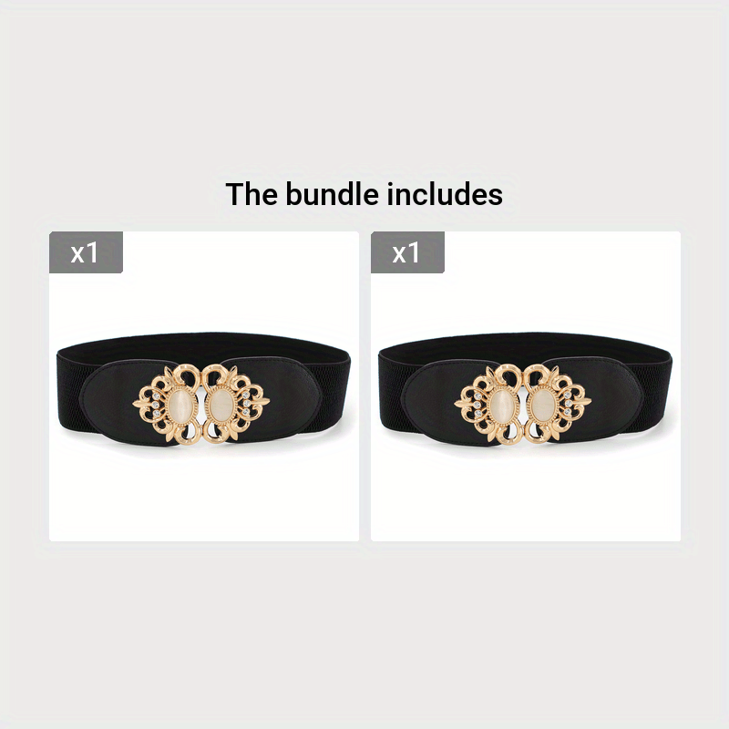 Ayollar uchun sun'iy toshlar va metall tokchali elastik yuqori bel belbog'