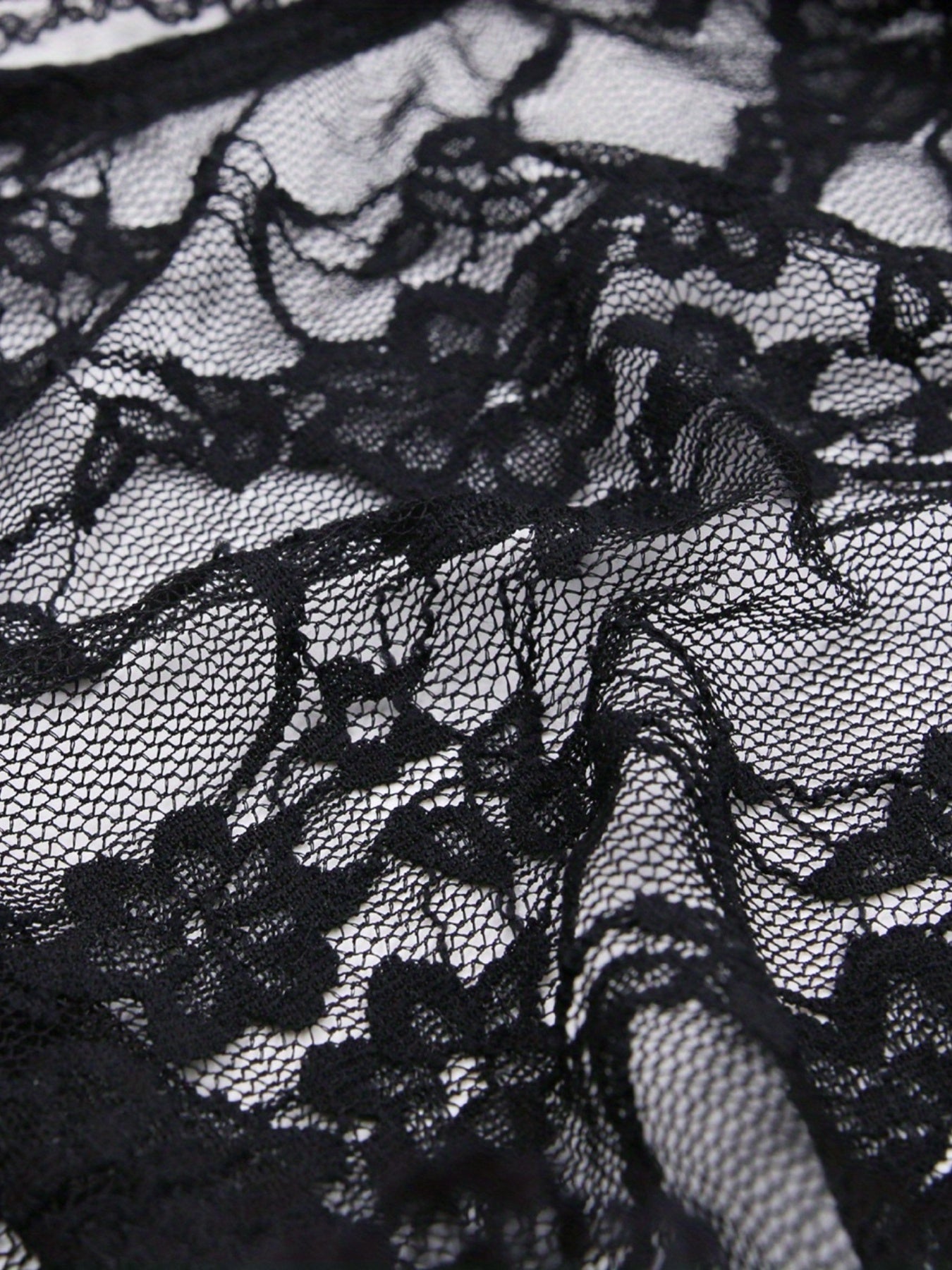 Ayollar uchun katta o'lchamli korsetti tarmoq tikanli bodysuit, ochiq ko'rinishli Teddy