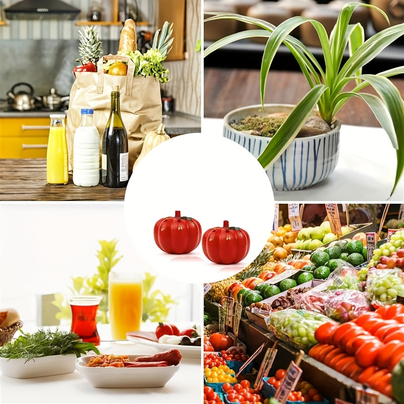 Paquete de 2 trampas para moscas de la fruta de calabaza reutilizables, orgánicas, para interiores y atrapamoscas para mosquitos