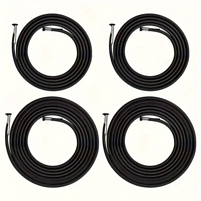 Set of 4 Black Nylon Stretch Cords for Recliner Chairs and Outdoor Furniture