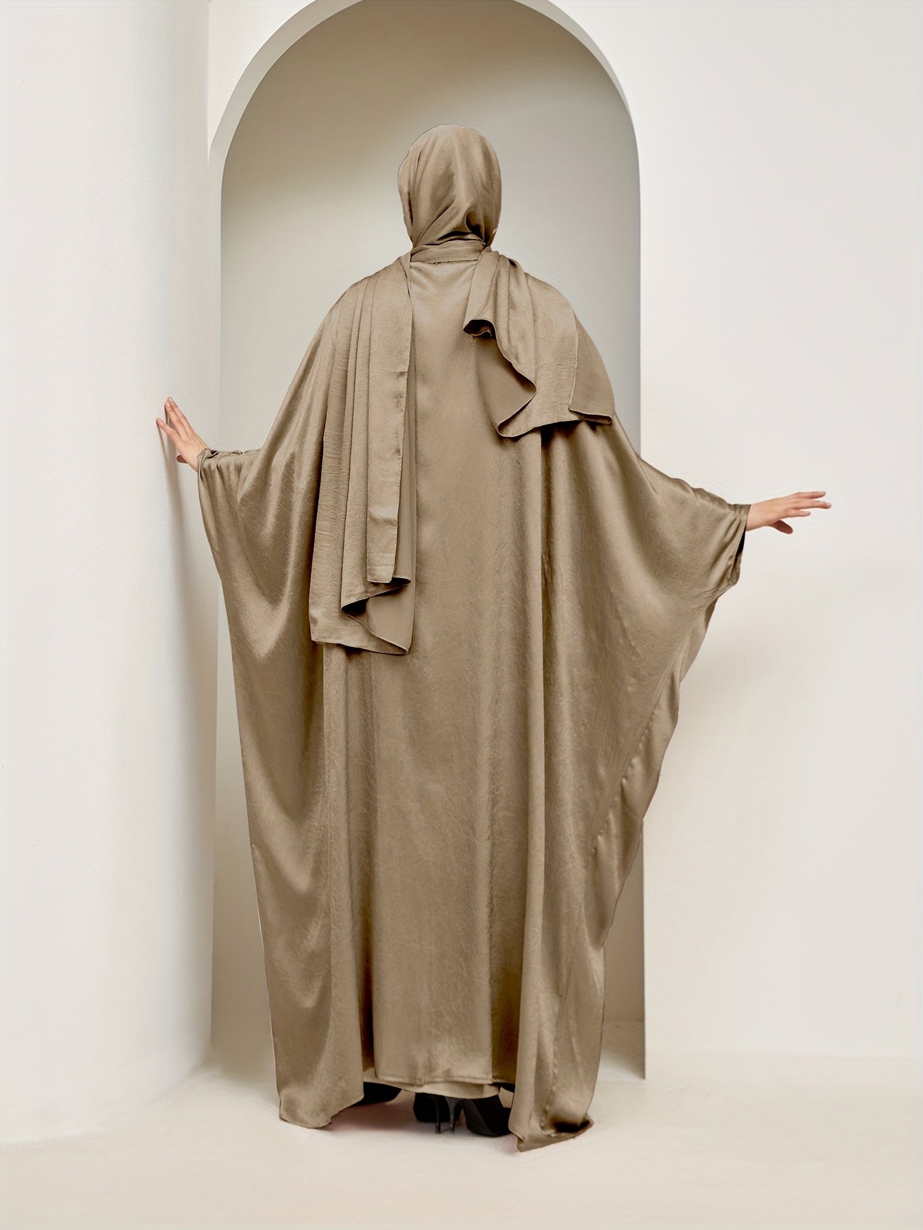 Плюс сайз женский шифоновый шарф, большая свободная халат, исламская одежда