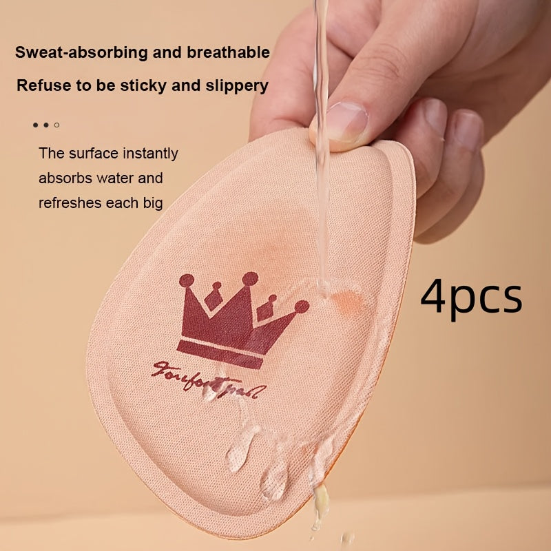 Women Forefoot Pads Insert Half Size Insoles Non-slip Breathable Foot Cushions