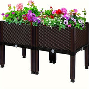 Поднятая клумба с ножками для цветов, овощей, трав, балкона, террасы