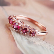 Women's Sterling Silver Jewelry Necklace with Purple Garnet Inlay