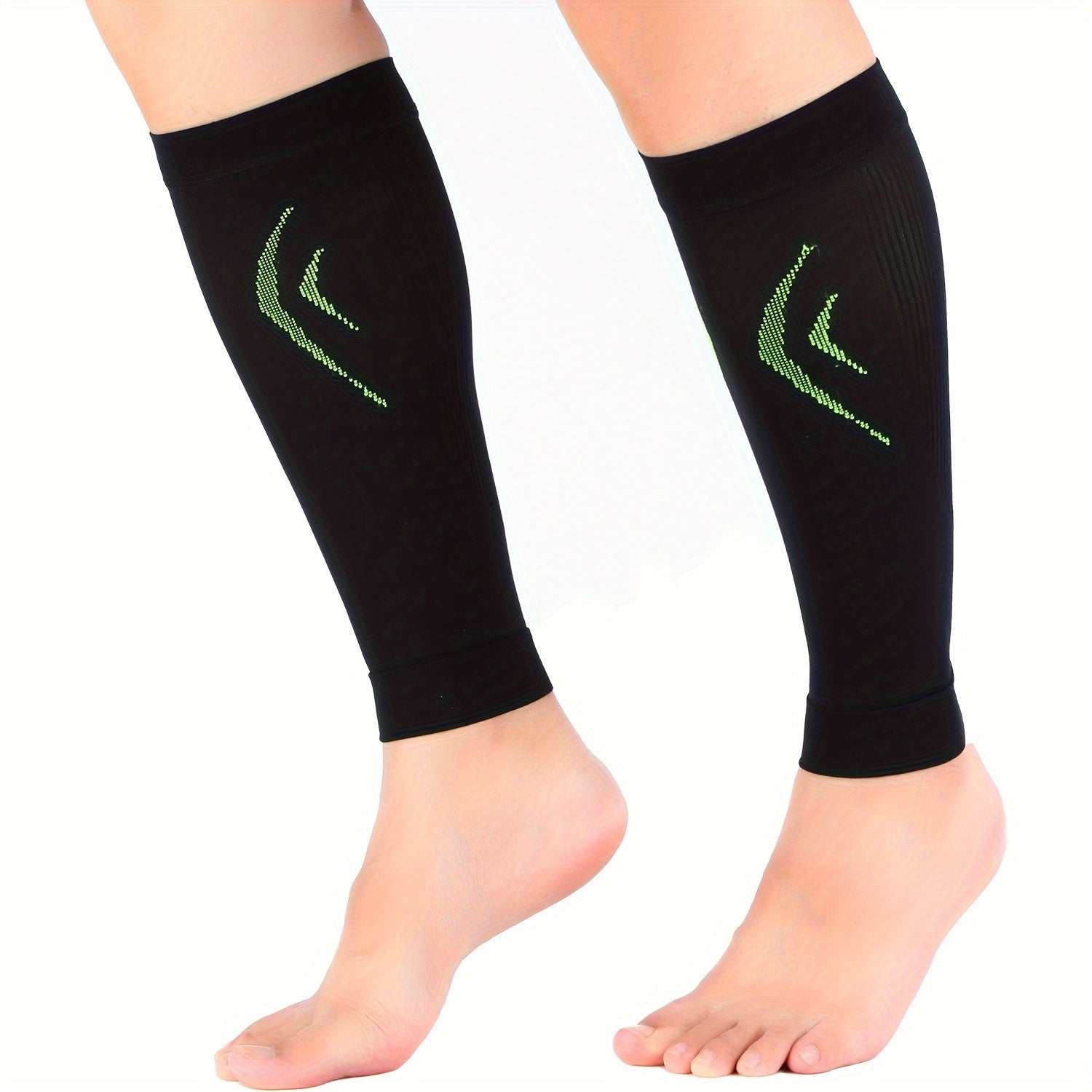 Men Women Calf Compression Sleeves 15-20mmHg Leg Footless Socks Summer
