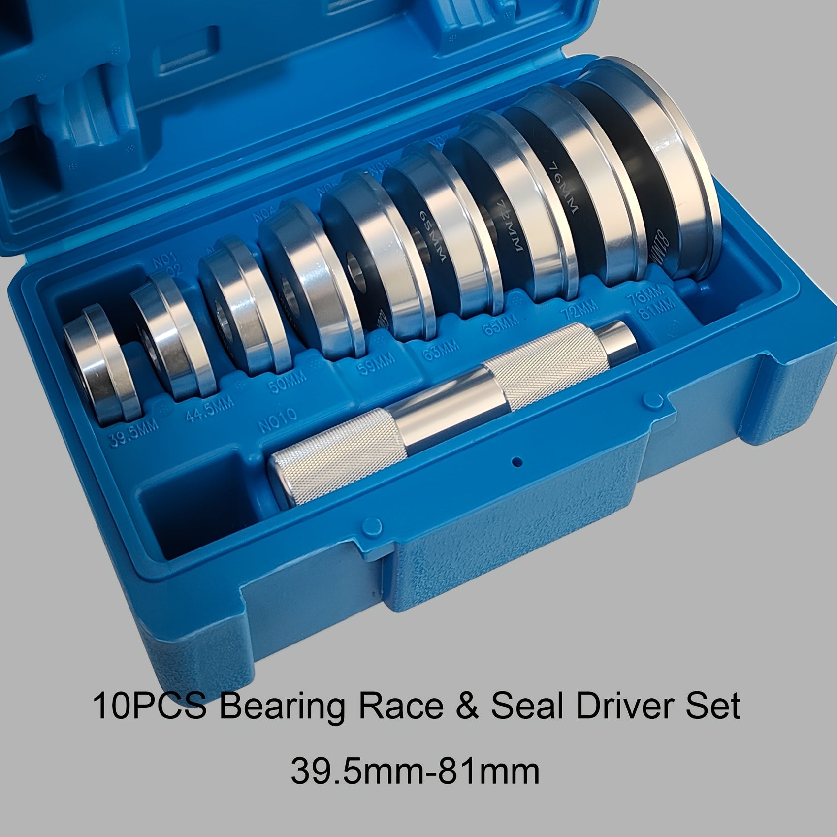10pcs Aluminum Alloy Bearing Race and Seal Driver Kit for Installation
