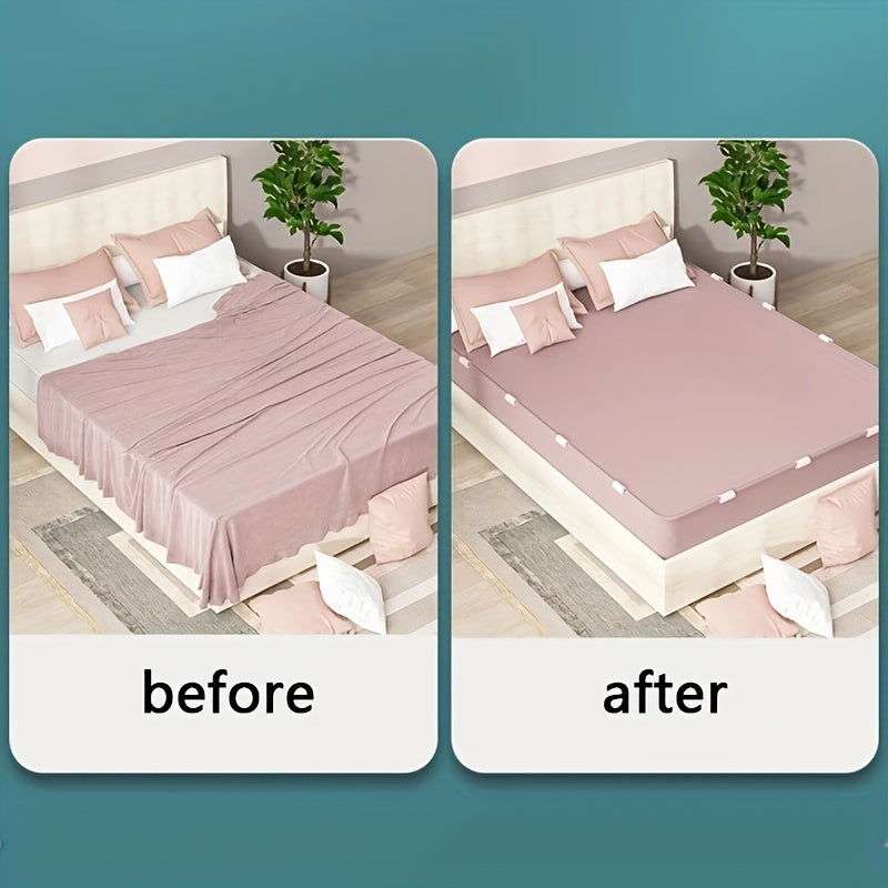 Set of 10/30 Bed Sheet Clips Non-Slip Invisible Mattress Fitted Sheet Holders
