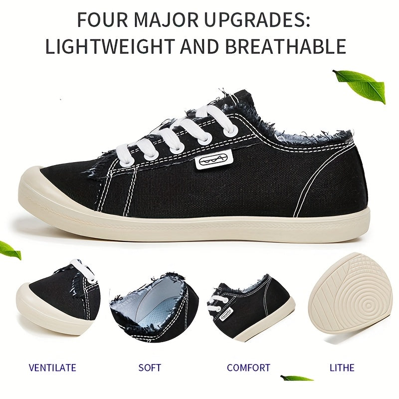Women's Breathable Flat Casual Sneakers Lightweight Walking Shoes Spring Summer