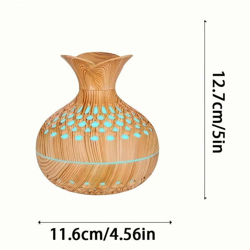 Мини-увлажнитель воздуха Cool Mist с 7-цветной LED-подсветкой ночника, автоматическим отключением для спальни и офиса