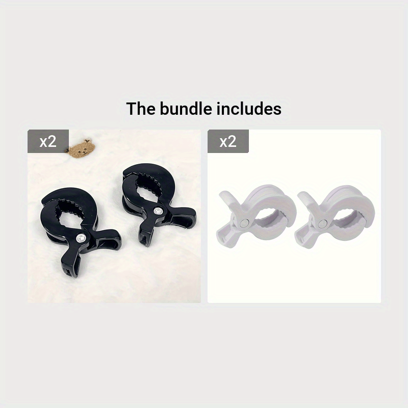 2 Pieces Stroller Blanket Clips Shark Design Baby Carriage Accessories