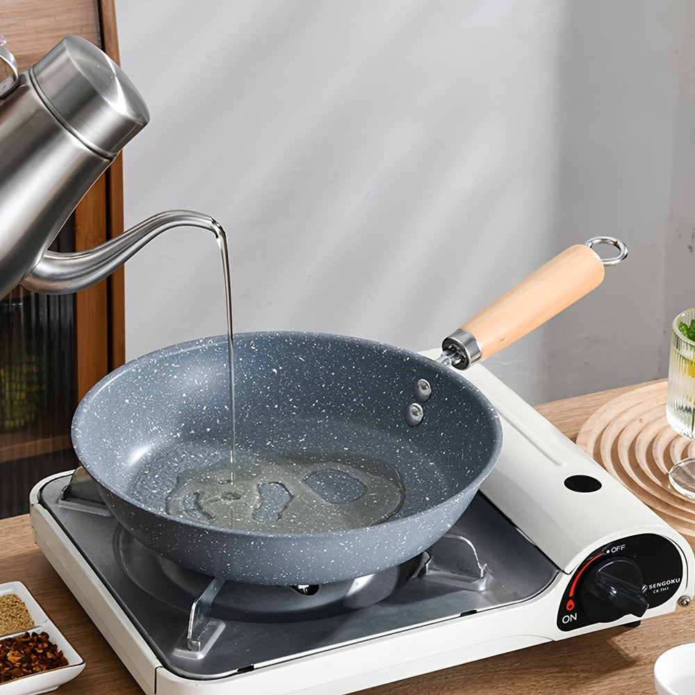 3 ta Yapon uslubidagi yopishmaydigan skiletlar to'plami, bolg'alanish bilan yakunlangan, issiqlikka chidamli, induksiya mos