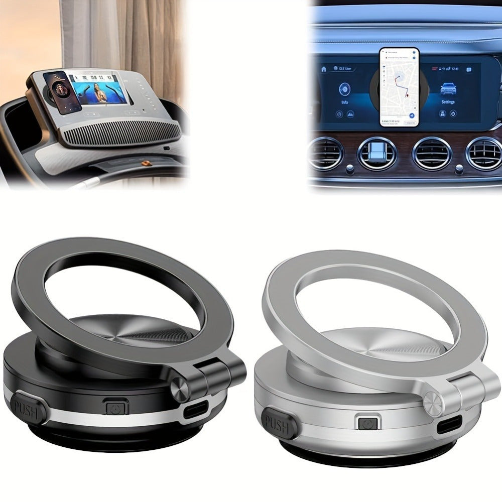 Universal Magnetic Phone Holder for Cars and Smooth Surfaces with Strong Suction