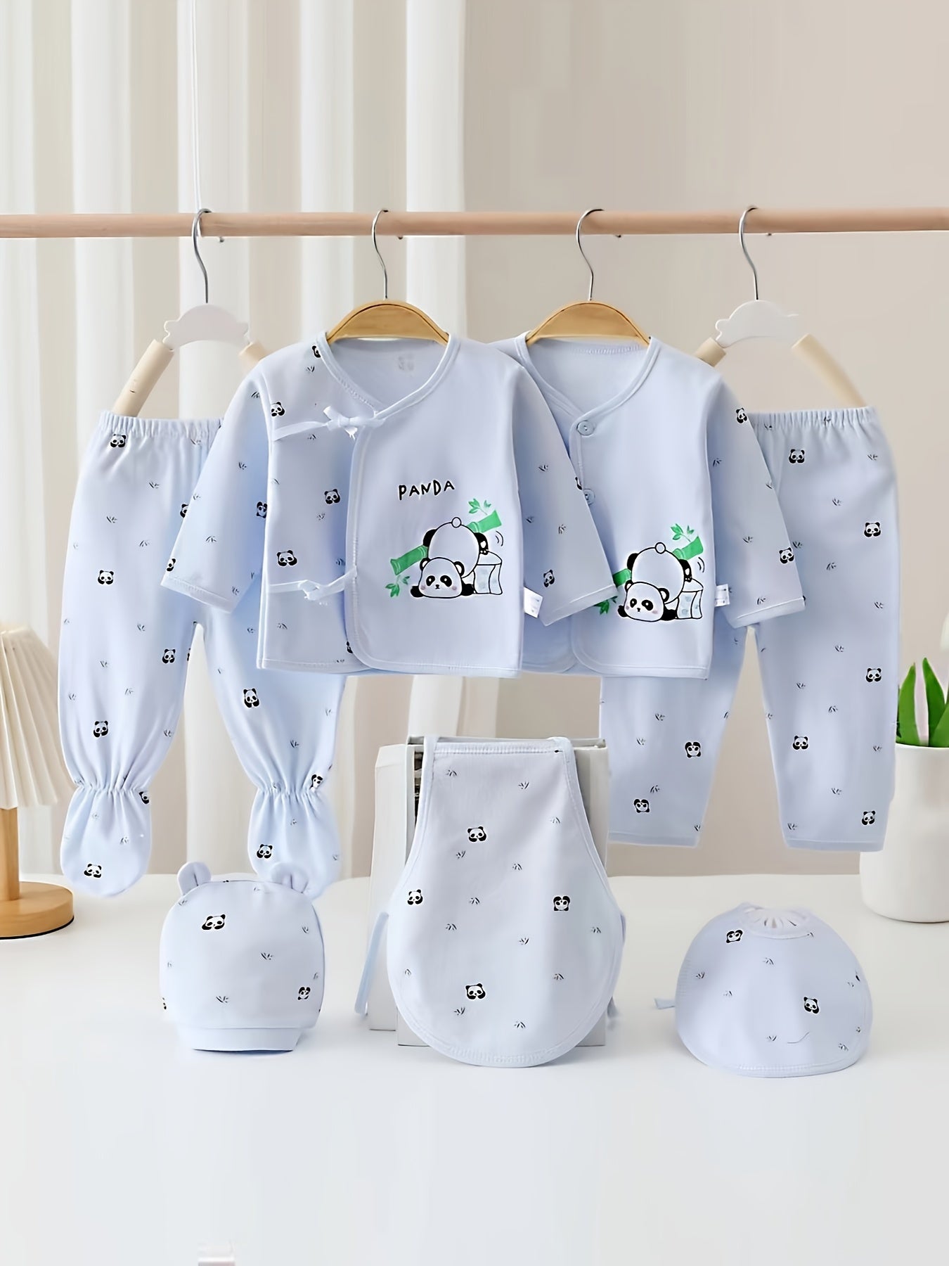 Children's Cotton Underwear Set 0-3 Months 7 Pieces Baby Boy Girl Clothing