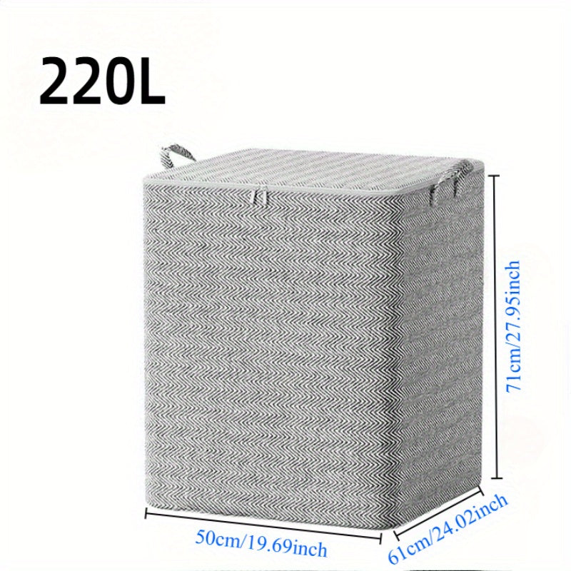 Square Shaped Quilt Storage Bag Large Capacity Moistureproof Mildewproof Home Organizer