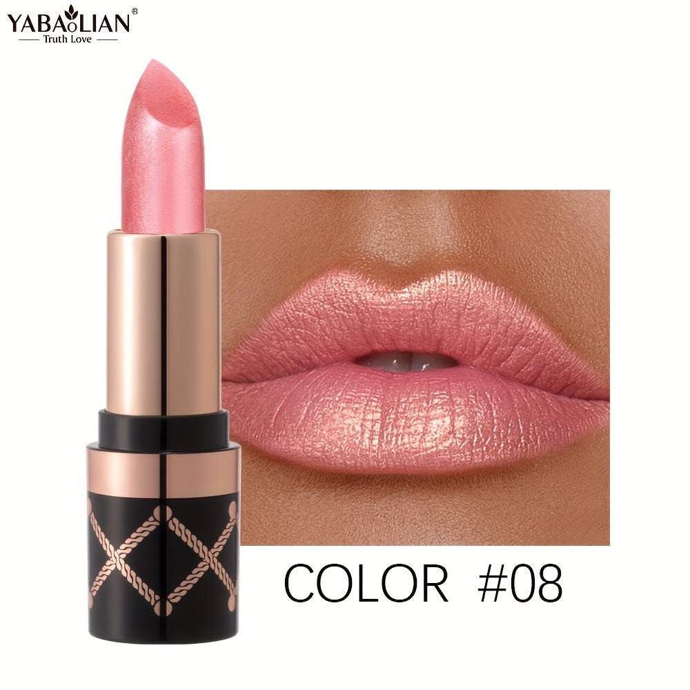 Set de labiales para mujer 12 tonos mate metálico con brillo duradero regalo