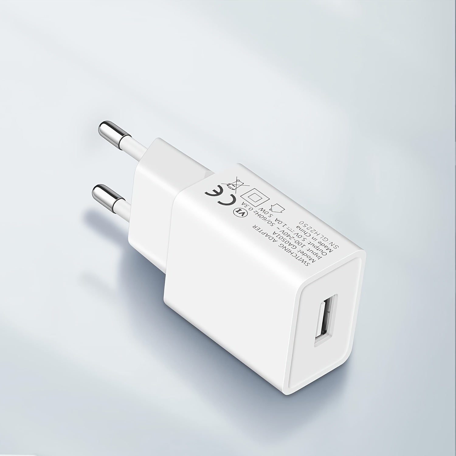 10W USB Wall Charger EU Plug for iPhone and Mobile Devices