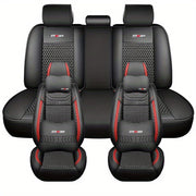 Universal Car Seat Cover Breathable Ice Fiber All-Season Full Coverage