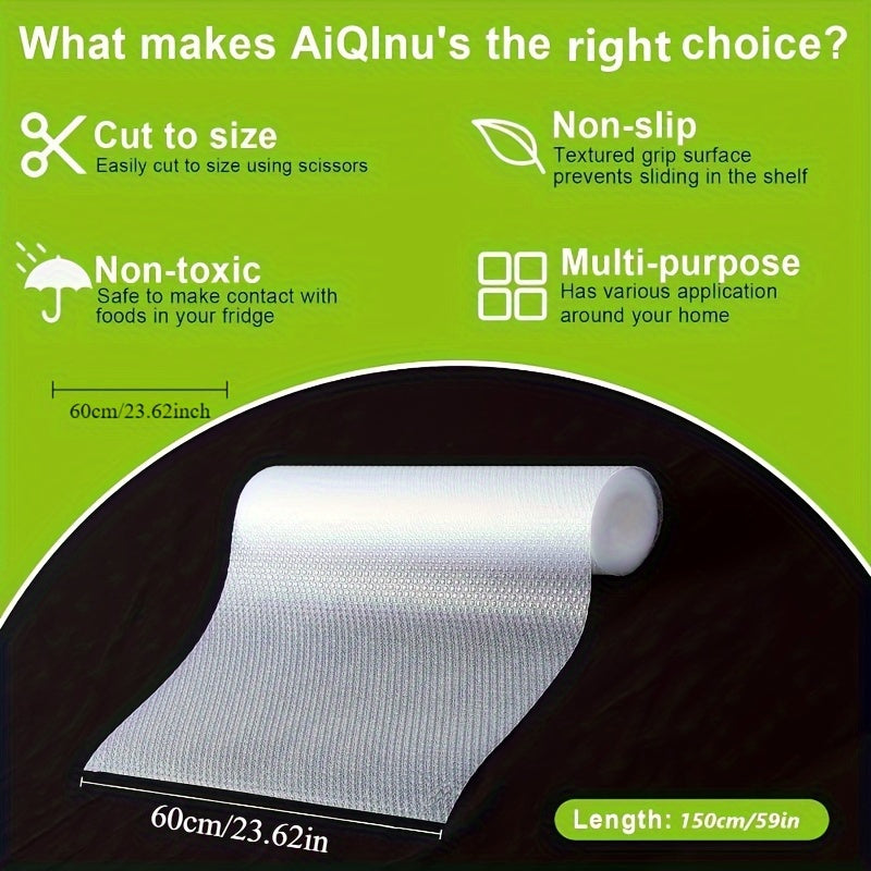 Kitchen Drawer Mat Waterproof Moisture-Proof EVA Stain-Resistant Placemat for Cabinets and Tables