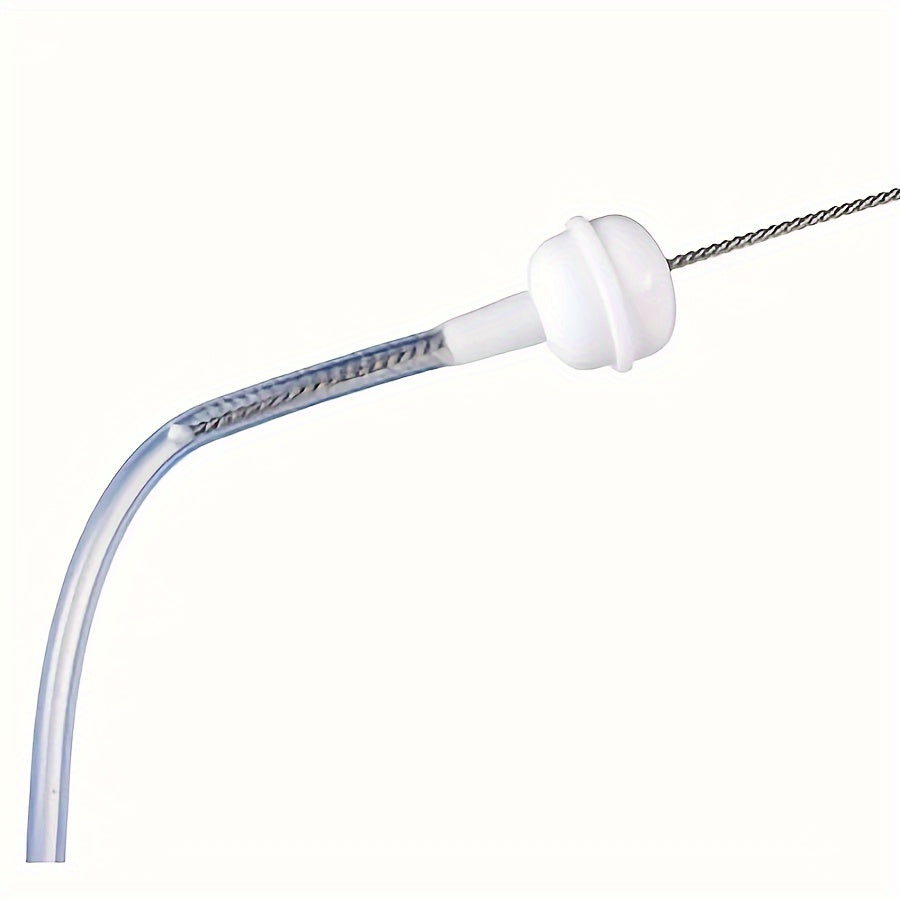 5 ta Nilon yumshoq cho'tka boshlari to'plami, quvurlar va naychalar uchun, moslashuvchan, qayta ishlatiladigan metall tutqich bilan