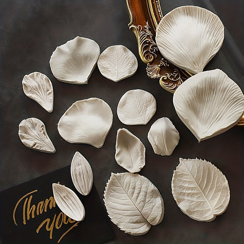 3D Silicone Baking Mold for Fondant Chocolate Flowers Cake Decorations