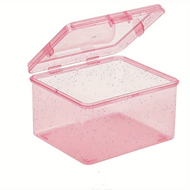Multi-Functional Flip-Top Storage Box for Jewelry Cosmetics and Home Organization