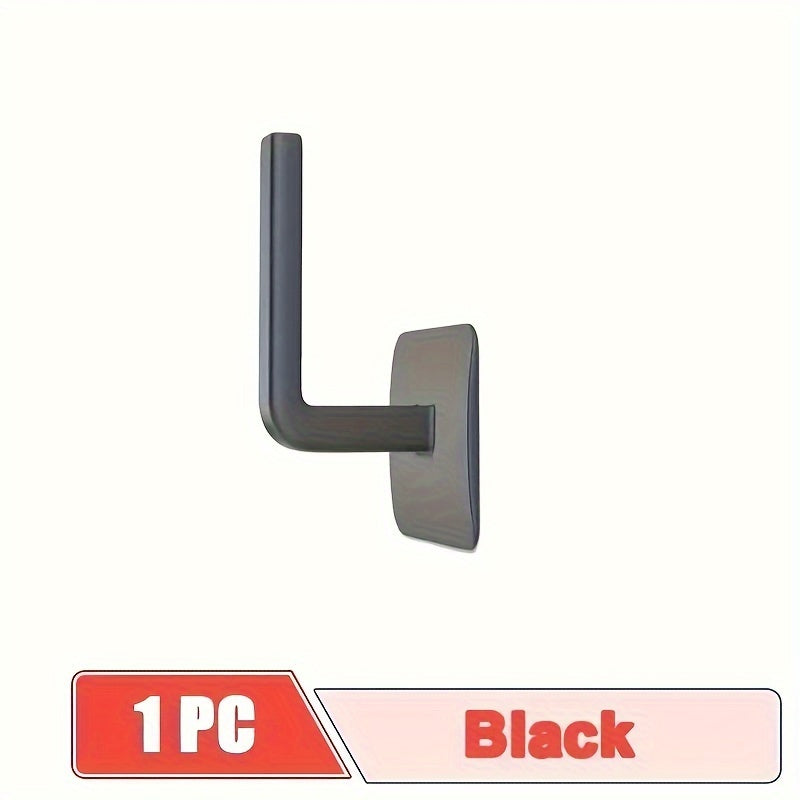 Современная L-образная полка для хранения с многофункциональными крючками для шляп, легко устанавливается на стены без сверления, клейкая полка для хранения крючков.