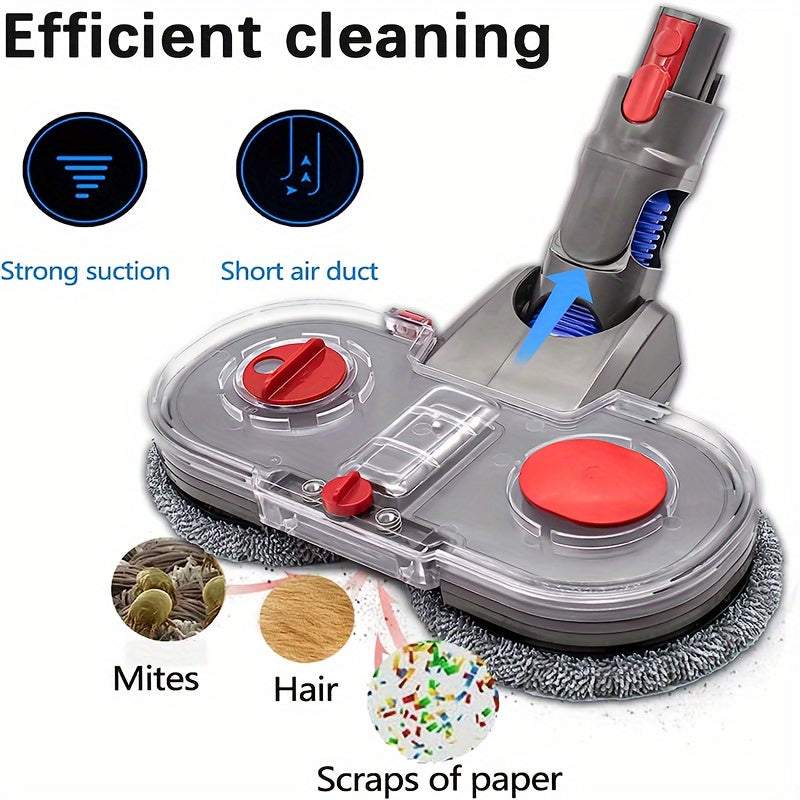 Microfiber Mop Pads Pack of 6 for Electric Mops Wet Dry Cleaning Replacement
