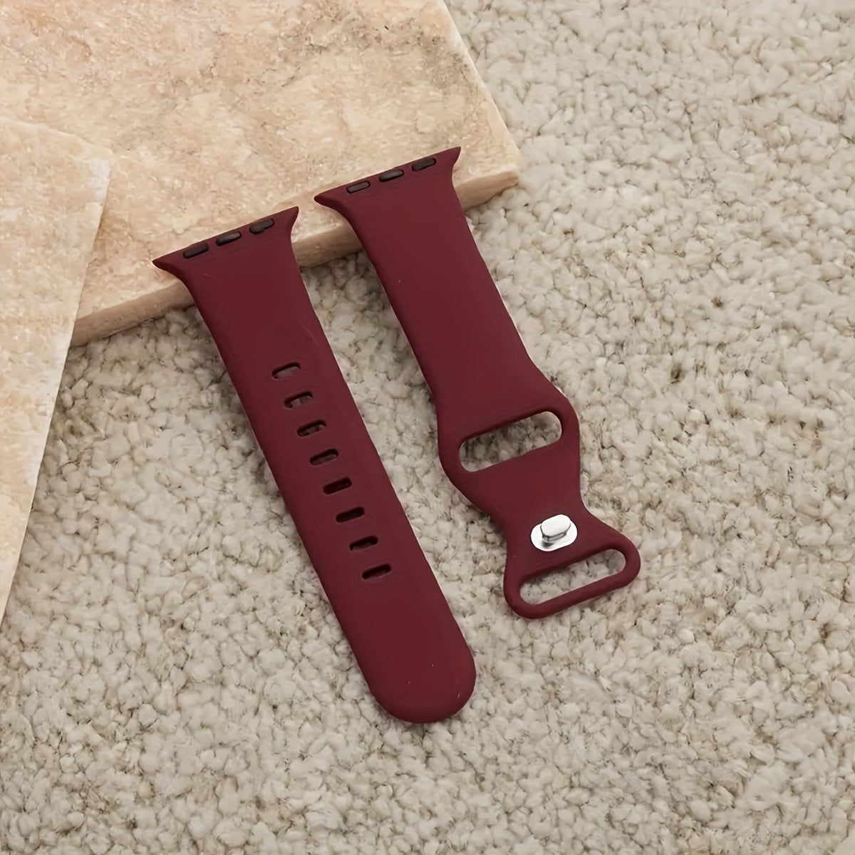 Waterproof Liquid Silicone Sports Watch Strap for 38-45mm Watches Durable Comfortable