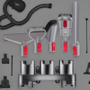 6-Pack Vacuum Attachment Kit with Docking Station and Floor Brush for Cordless Vacuums